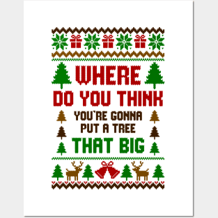 Where Do You Think Ugly Sweater Posters and Art